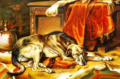 unknow artist Dog 032 oil painting image